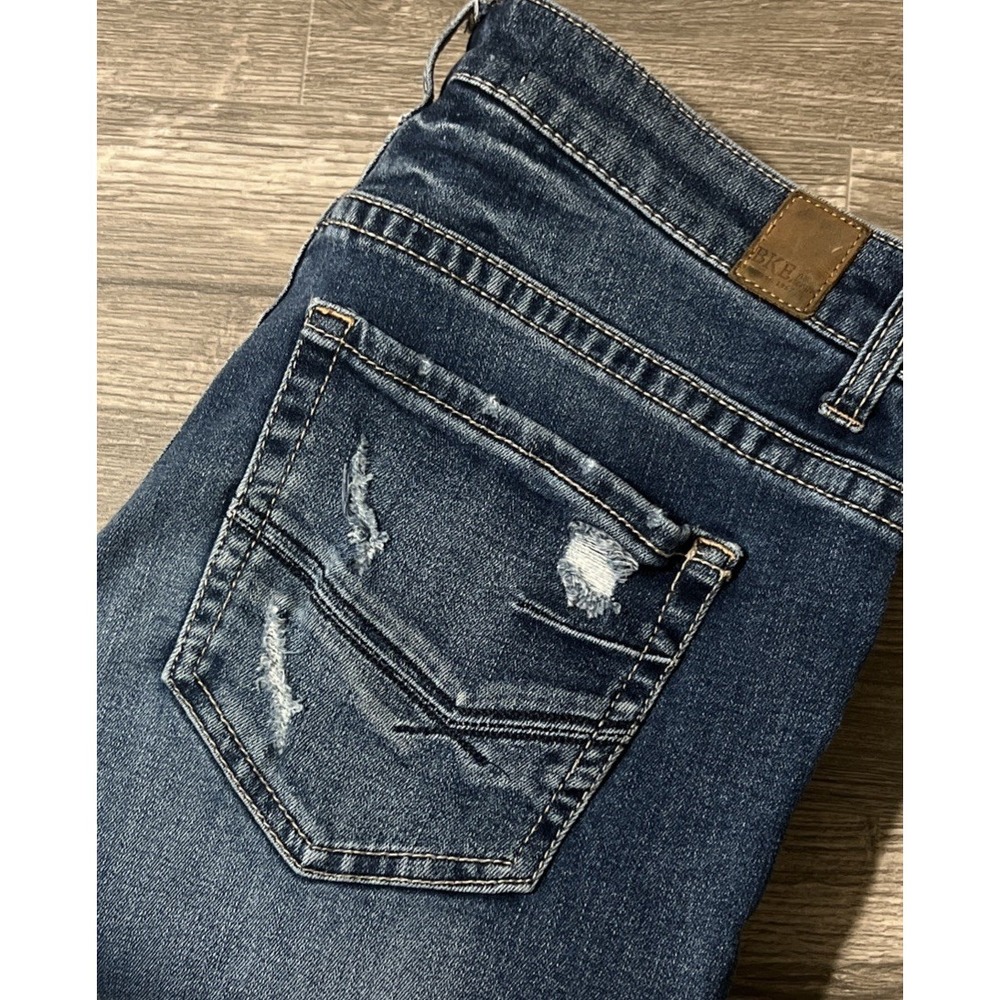 BKE Payton Straight Stretch Mid Rise Medium Wash Jeans 29x31.5(32x33)